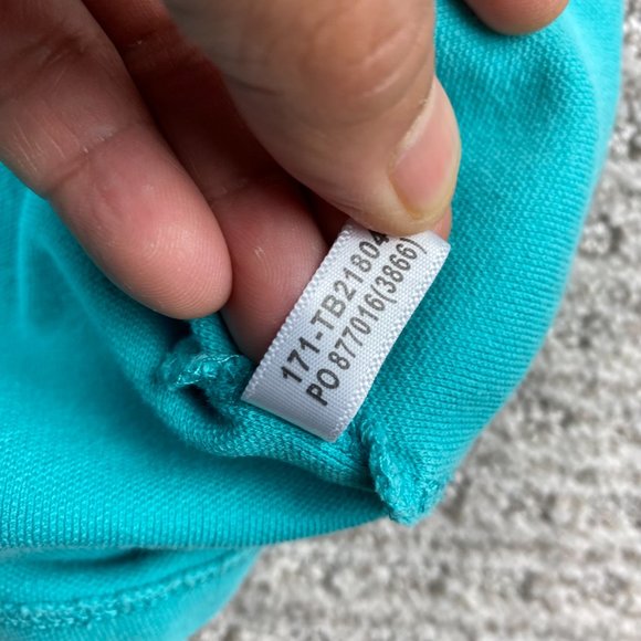 Tommy Bahama Polo Shirt Men Small S Teal Green Embroidered Logo Golf Casual - Picture 8 of 9